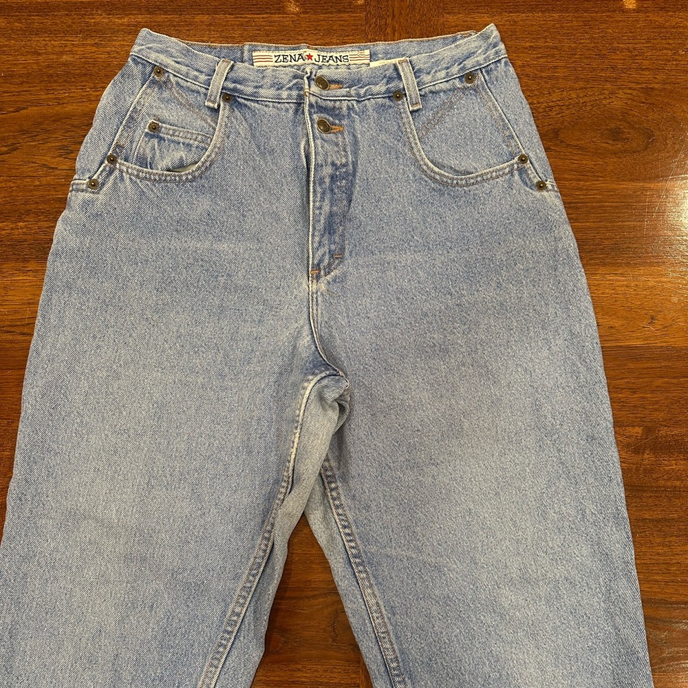 EUC Vintage Zena Jeans High Waisted Mom Jeans, Size 14 - Picture 2 of 11